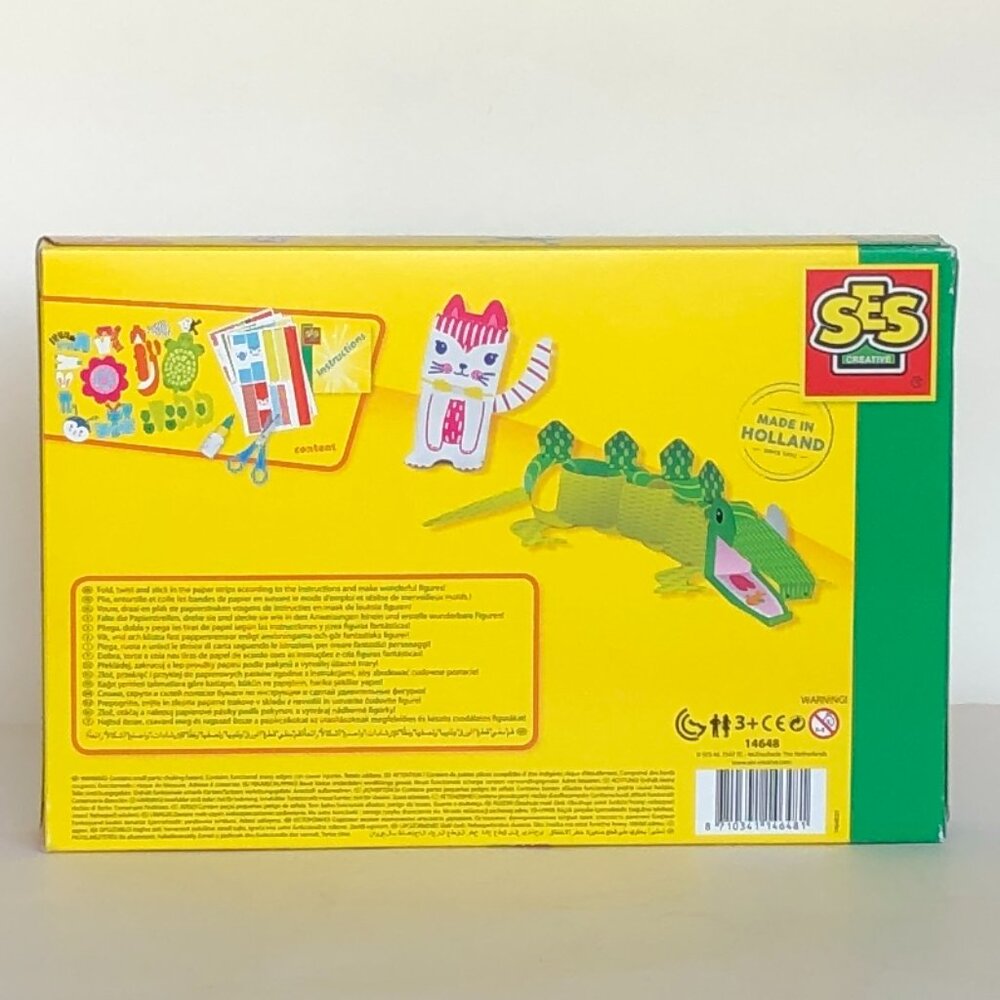 SES Creative Paper Strip Crafts For Age 3-6 New In Box - Picture 14 of 16